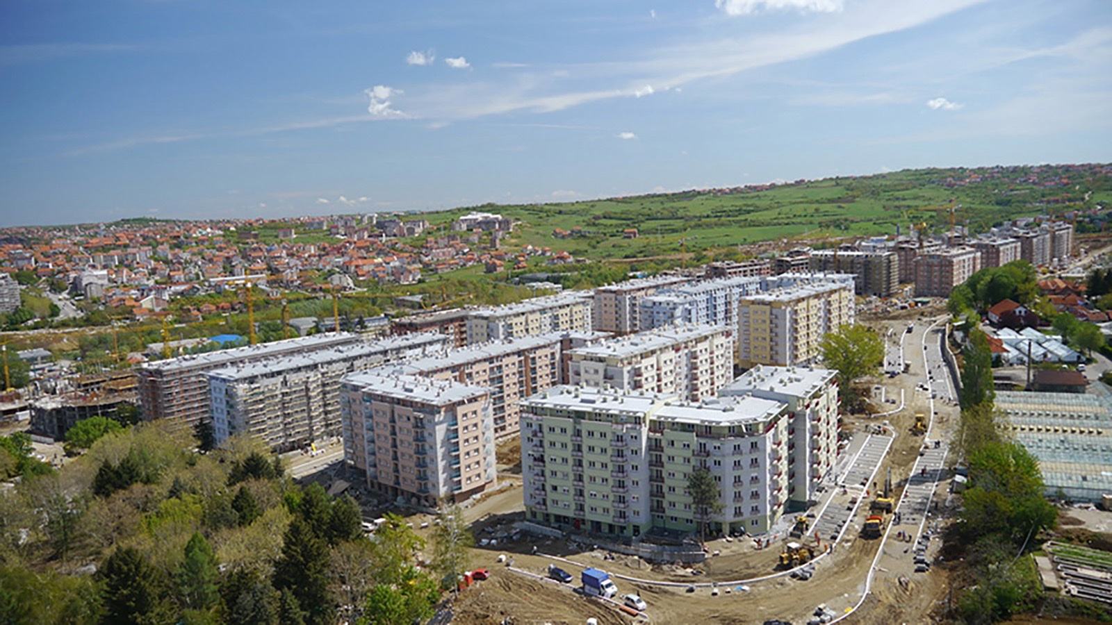Naselje Stepa Stepanović, stambeni kompleks sa završenom fasadom